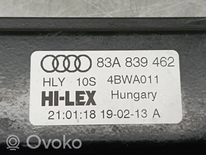 Audi Q3 F3 Takaikkunan nostomekanismi ilman moottoria 
