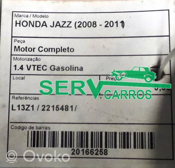 Honda Jazz Moteur 