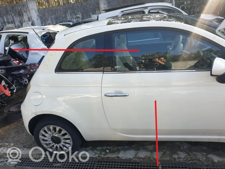 Fiat 500 Takakulmapaneeli 