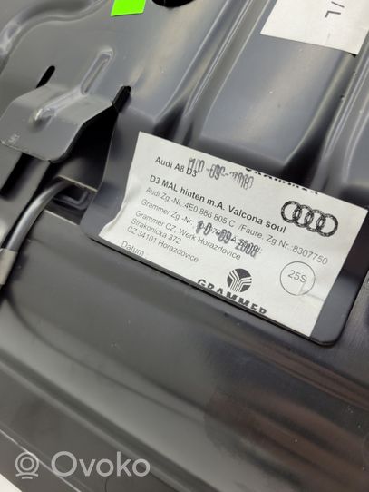 Audi A8 S8 D3 4E Takaistuimen käsinojat 4E0886805C