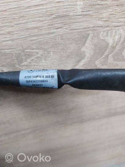 Mercedes-Benz C W205 Cable negativo de tierra (batería) A2055407816