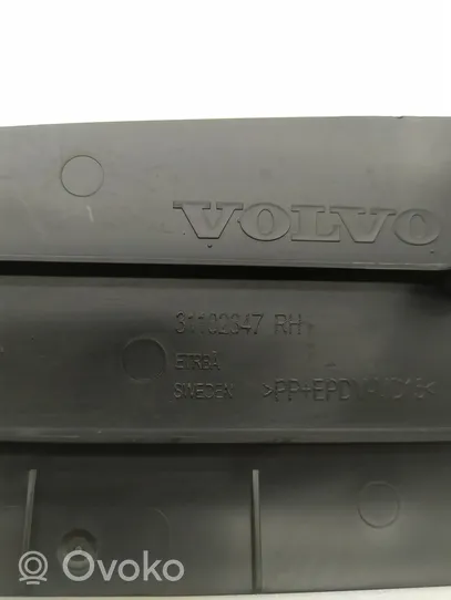 Volvo V40 Rivestimento laterale della consolle centrale anteriore 31102347