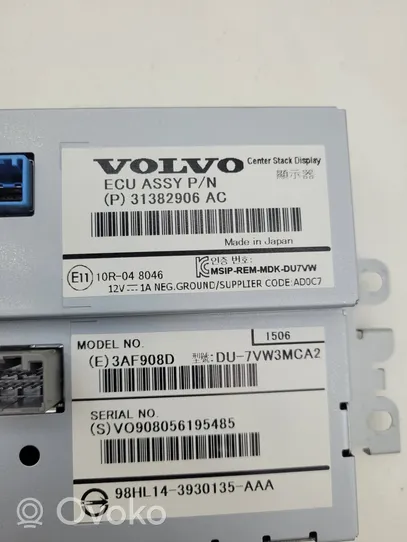 Volvo V40 Monitor/display/piccolo schermo 31382906