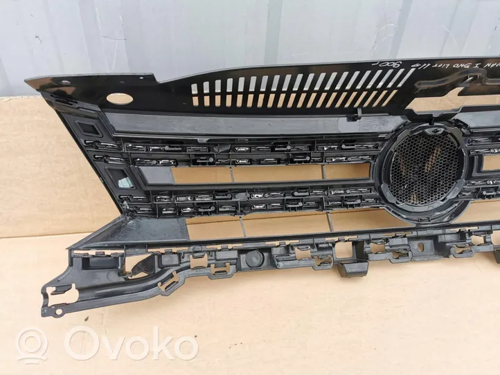 Volkswagen Tiguan Etupuskurin ylempi jäähdytinsäleikkö 5N0853653F