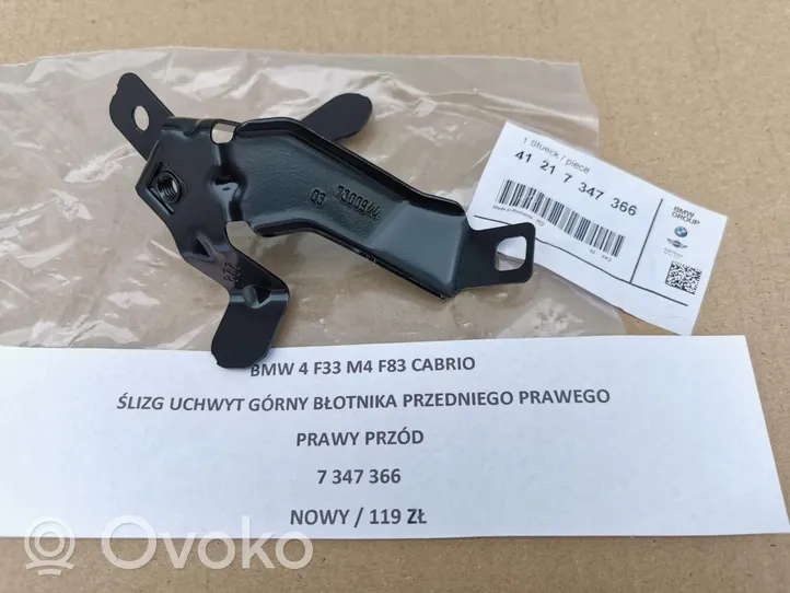 BMW 4 F32 F33 Supporto di montaggio del parafango 7347366