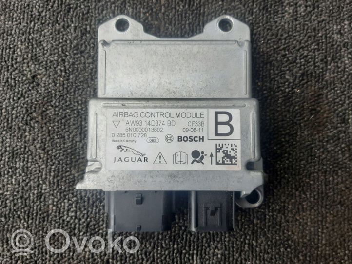 Jaguar XJ X351 Airbag control unit/module AW9314D374BD