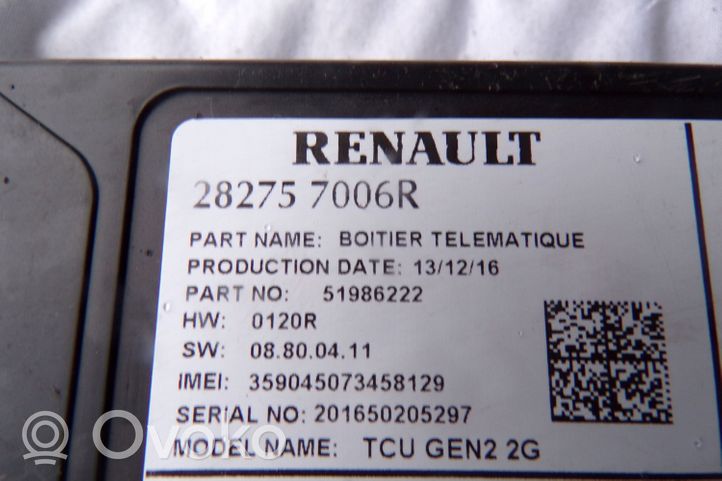 Renault Megane IV GPS-navigaation ohjainlaite/moduuli 282757006R