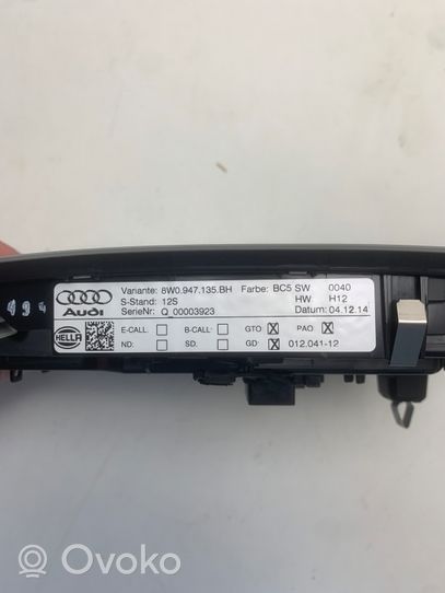 Audi A4 S4 B9 Éclairage lumière plafonnier avant 8W0947135BH