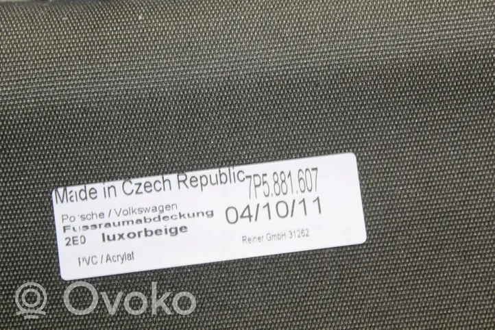 Porsche Cayenne (92A) Cornice di rivestimento della regolazione del sedile della portiera anteriore 