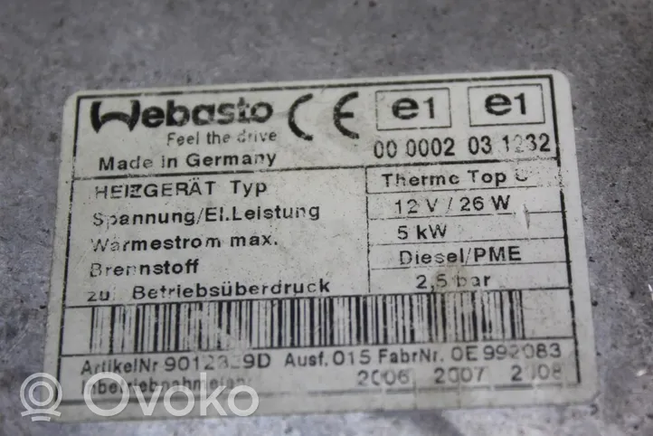 Audi Q7 4L Ogrzewanie postojowe Webasto 7H0819617