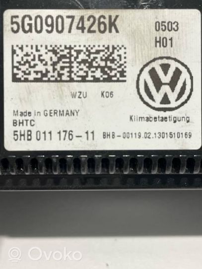 Volkswagen Golf VII Panel klimatyzacji 5G0907426K