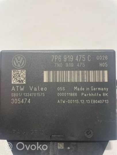 Volkswagen Touareg II Parkošanas (PDC) vadības bloks 7P6919475C