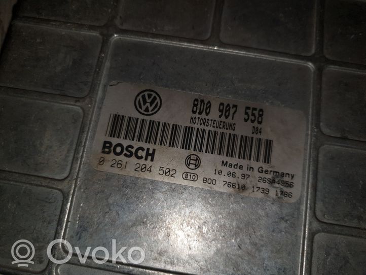 Volkswagen PASSAT B5 Motorsteuergerät/-modul 8D0907558