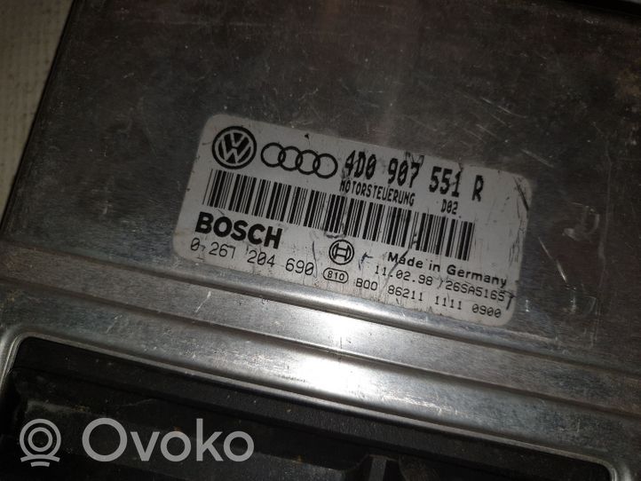 Audi A6 S6 C5 4B Variklio valdymo blokas 4D0907551R