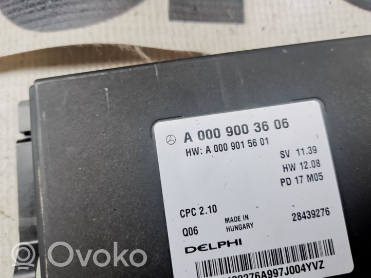 Mercedes-Benz A W176 Module de contrôle de boîte de vitesses ECU A0009003606