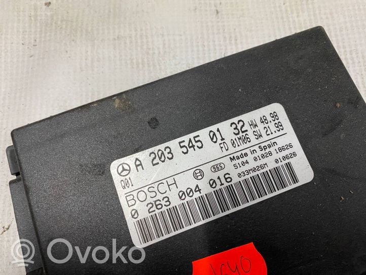 Mercedes-Benz C W203 Module de contrôle de boîte de vitesses ECU a2035450132