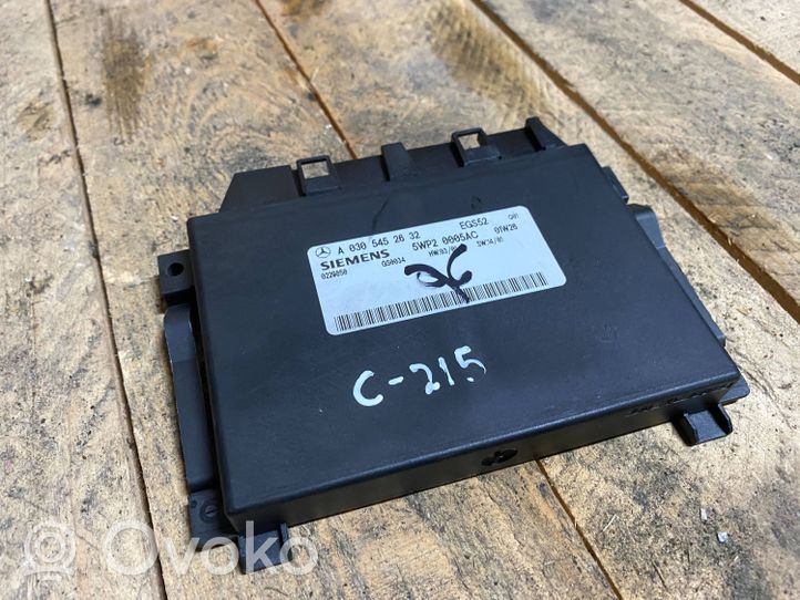 Mercedes-Benz ML W163 Module de contrôle de boîte de vitesses ECU A0305452632