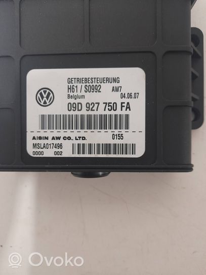 Volkswagen Touareg I Sterownik hydrauliczny skrzyni biegów 09D927750FA