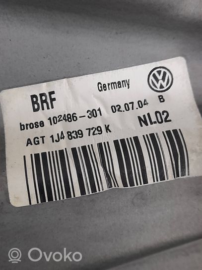 Volkswagen Bora Alzacristalli della portiera posteriore con motorino 1J4839729K