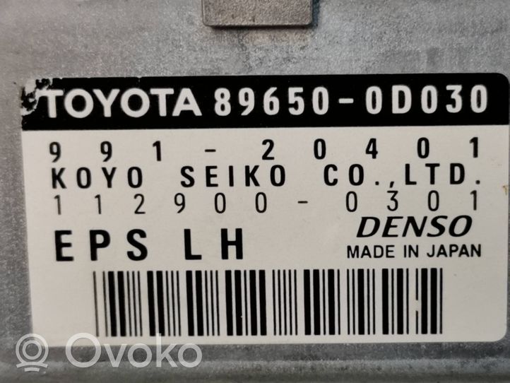 Toyota Yaris Moduł / Sterownik wspomagania kierownicy 896500D030