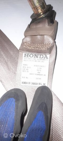 Honda Odyssey Ceinture de sécurité arrière NSB0536L012