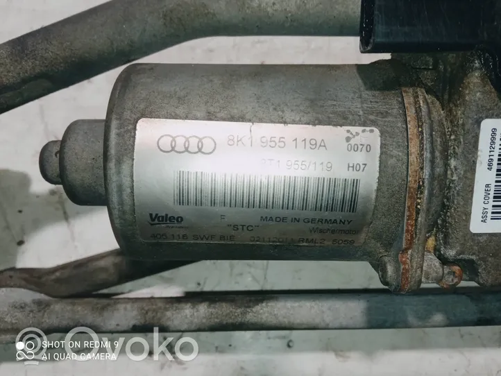 Audi A4 S4 B8 8K Etupyyhkimen vivusto 8K1955119A