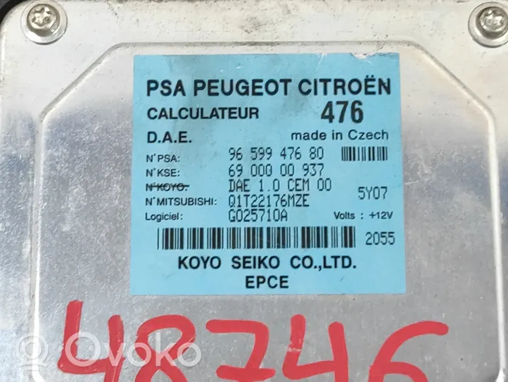 Peugeot 1007 Muut ohjainlaitteet/moduulit 9659947680