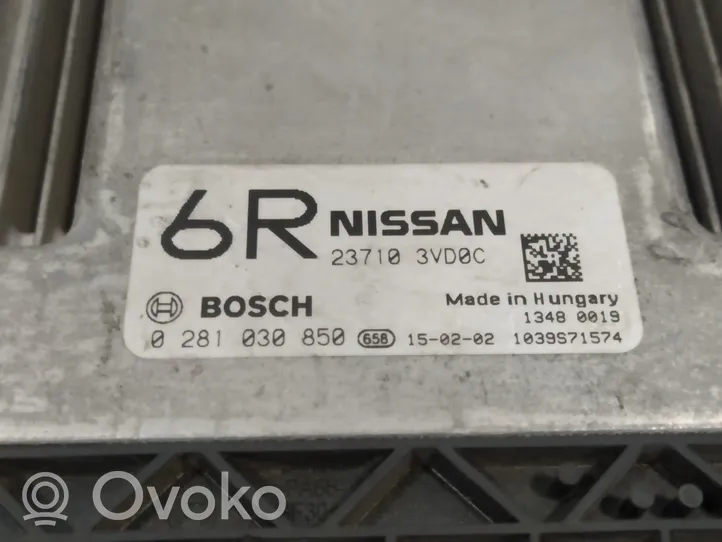 Nissan e-NV200 Calculateur moteur ECU 0281030850