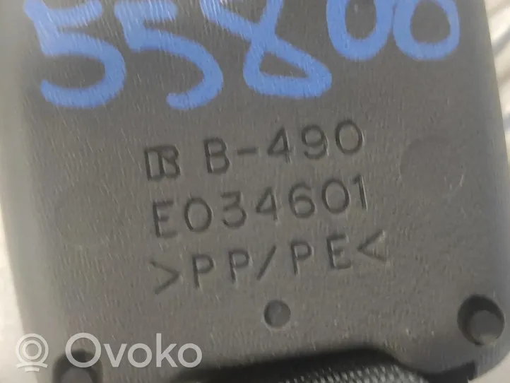 Toyota Auris 150 Keskipaikan turvavyön solki (takaistuin) E034601