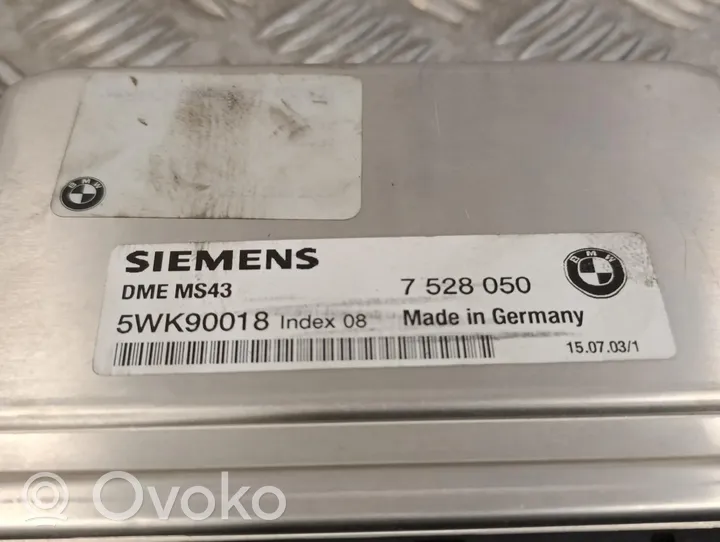BMW X5 E53 Calculateur moteur ECU 5WK90018