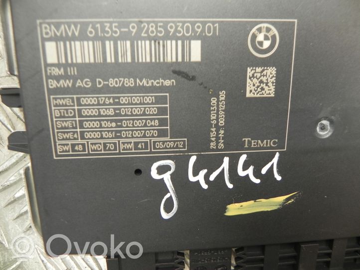 BMW 5 GT F07 Autres unités de commande / modules 9285930