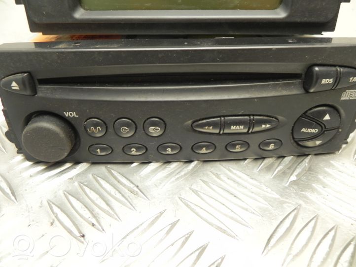 Peugeot 206 Panel / Radioodtwarzacz CD/DVD/GPS 9643180380