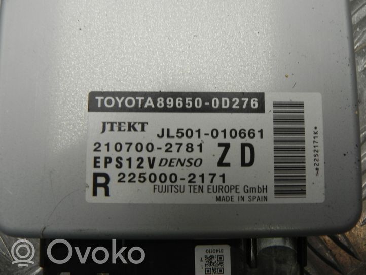Toyota Yaris Centralina/modulo servosterzo 896500D276