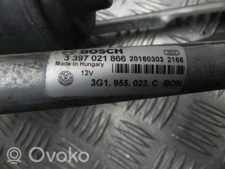 Volkswagen PASSAT B8 Mechanizm wycieraczek szyby przedniej / czołowej 3G1955023C