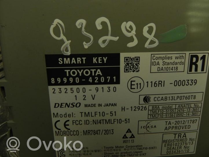 Toyota RAV 4 (XA40) Centralina/modulo keyless go 8999042071