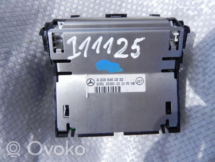 Mercedes-Benz C AMG W203 Monitor / wyświetlacz / ekran A2035450332