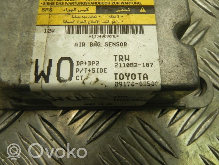 Toyota Corolla E120 E130 Sterownik / Moduł Airbag 8917002500