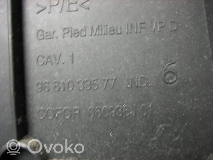 Citroen Berlingo (B) statramsčio apdaila (apatinė) 9681033577