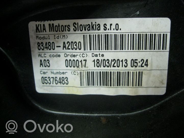 KIA Ceed Alzacristalli della portiera posteriore con motorino 83480A2030