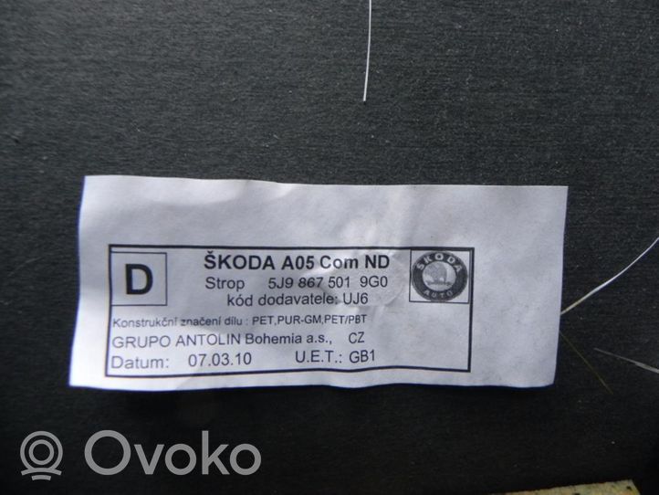 Skoda Fabia Mk2 (5J) Podsufitka 5J98675019G0
