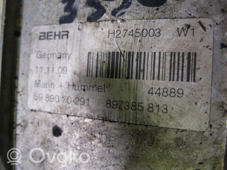 Opel Astra J Moottoriöljyn jäähdytinlaite 897385813