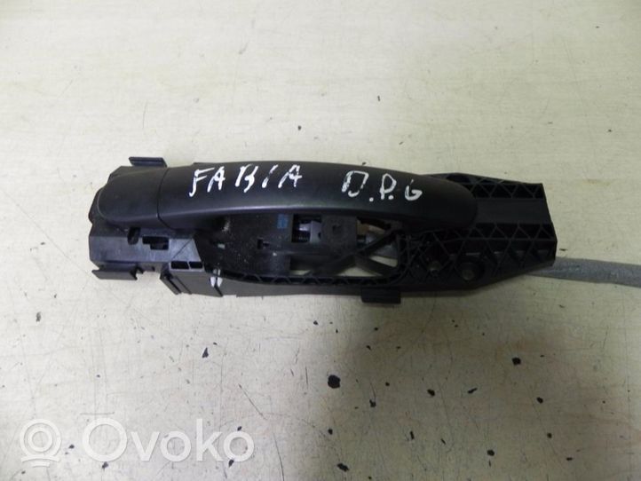 Skoda Fabia Mk2 (5J) Klamka zewnętrzna drzwi tylnych 5N0839885H