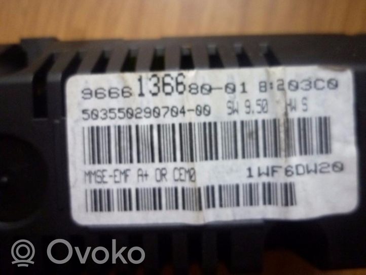 Citroen C3 Monitori/näyttö/pieni näyttö 9666136680