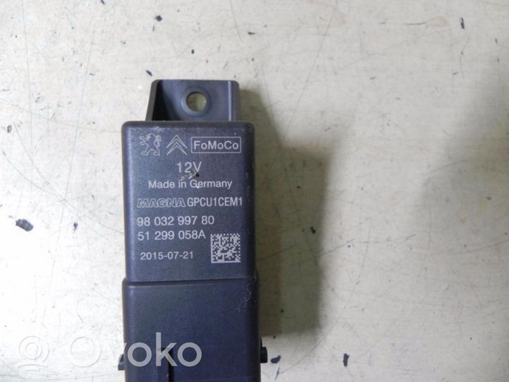 Ford Galaxy Przekaźnik / Modul układu ogrzewania wstępnego 9803299780