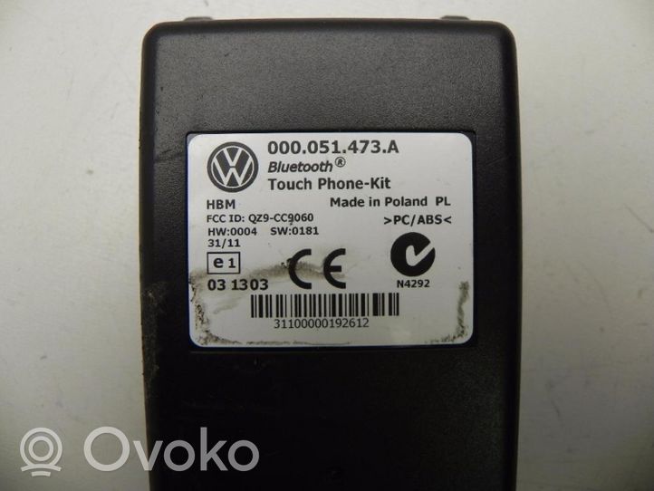 Volkswagen Golf V Bluetooth control unit module 000051473A