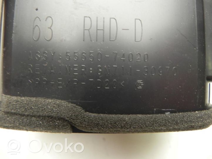 Toyota iQ Kratka nawiewu tylna tunelu środkowego 5565074020