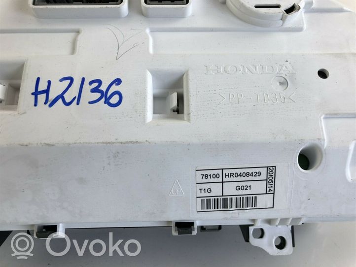 Honda CR-V Licznik / Prędkościomierz HR0408429