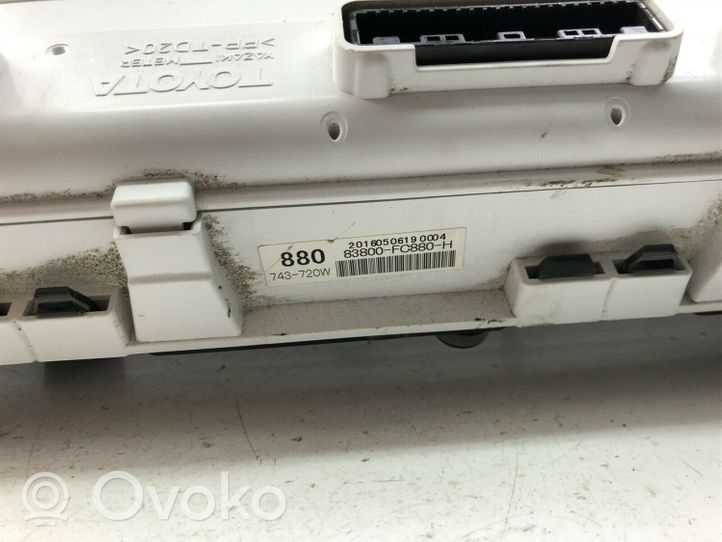 Toyota Highlander XU50 Speedometer (instrument cluster) 83800FC880H