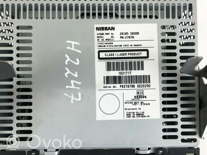 Nissan Navara D40 Panel / Radioodtwarzacz CD/DVD/GPS 28185EB30B