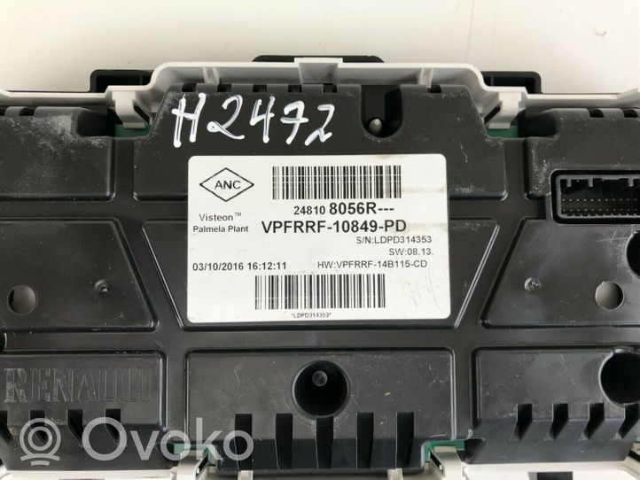 Renault Captur Compteur de vitesse tableau de bord 248108056R